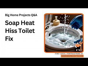 Dish Soap Hot-Water Hiss Method For Toilet Clogs