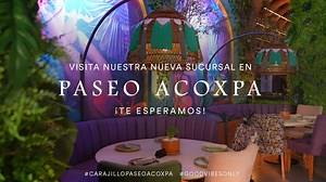 Conoce nuestra sucursal en Paseo Acoxpa, al sur de la ciudad, y sé parte de la experiencia carajillo, ahora más cerca de ti. Reserva en minutos vía Whatsapp: https://carajillomx.com/reservas | Carajillo