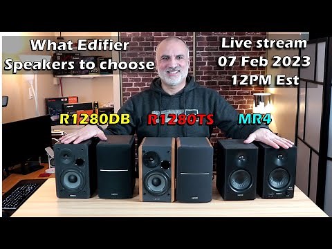 What to choose between Edifier Speakers? Edifier R1280TS vs Edifier MR4 vs Edifier R1280DB
