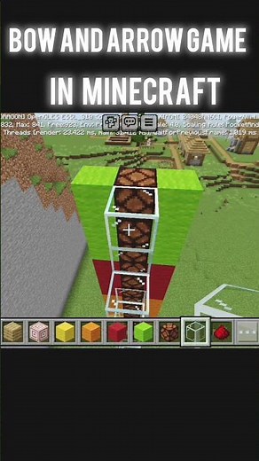 Minecraft Bow and arrow game#minecraft