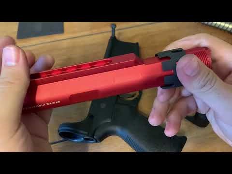 Installing my enhanced castle nut and receiver extension.