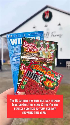 #AD 🌟✨‘Tis the season for surprise & delight! 🎁🎄 While you’re out shopping local and supporting your favorite small businesses, don’t forget to grab a little extra cheer — @njlottery Holiday Scratch-Offs! 🎉🛍️ They’re the perfect last-minute gift and stocking stuffer… festive, fun, and full of possibility. 😉✨ One quick stop, one quick grab, and boom — holiday gifting = handled. 🙌🎅 Pick up a Holiday Scratch-Off ticket at your local New Jersey Lottery retailer for your chance to win big! 💸