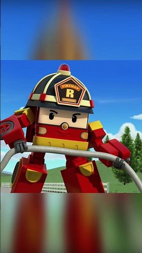 🚓 Poli's Super Rescue Mission! ⚡ One Minute Adventure! | #shorts Robocar Poli Turkish