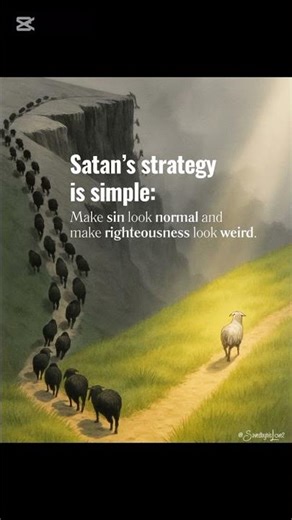 Satan’s strategy is simple #spirituality #faith #ethics #christianity #righteousness