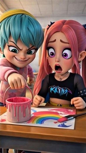 The Stolen Paint 🎨😈🪣 Rumi😴Jinu⚡Mira💜