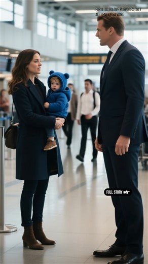 The boy stared back — unblinking, silent, far too still for the frenzy in the terminal. Daniel dropped down onto one knee. He couldn’t have been more than two. Baby cheeks flushed from the cold, blond curls spilling from under his hood. A dinosaur plush squeezed tight in his hand, one tiny sock slipping loose. “Hey, buddy,” Daniel whispered, his voice raw. “Where’s your mom?” No answer. Just a tilt of the head — and eyes, his eyes, watching Daniel with unnerving calm. No one else noticed. The ti