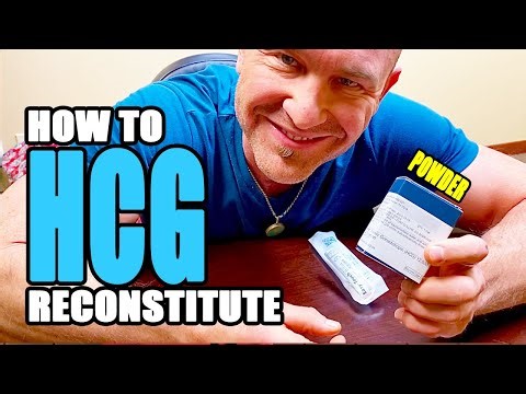 How to Reconstitute HCG at home DIY