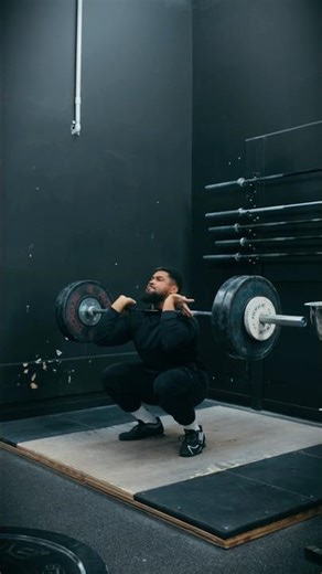 Power Clean + Front Squat #power #motivation