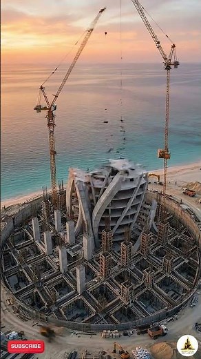 construction process unfold step by step!