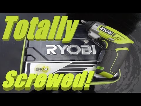 Ryobi Ergo 4V Screwdriver Quick Review. Any Good For RC Maintenance?