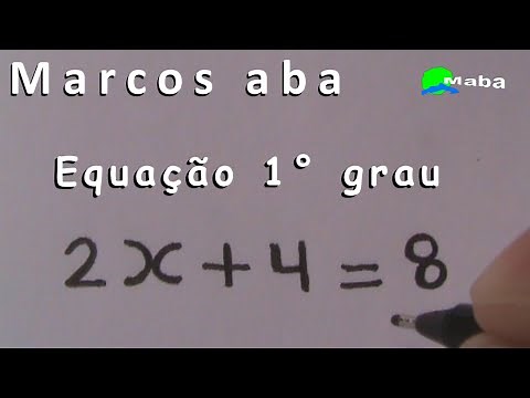 First-degree equation - mathematics (lesson 01)