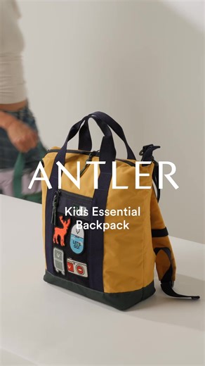 Antler’s first kids backpack brings together playful design and practical details – made for little explorers, built with Antler’s signature quality. | Antler