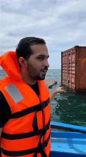 Found a Sports Bike Inside a Floating Container #motorcycle #bike #found #ocean #container #lucky #surprise #sportsbike #viral #fyp