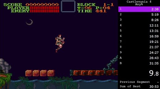 Super Castlevania IV runs