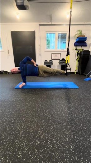 Level 2 Suspension Side Plank Front View