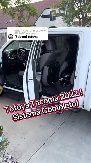Sistema de audio completo para Toyota Tacoma 2022 — Equipo y contacto