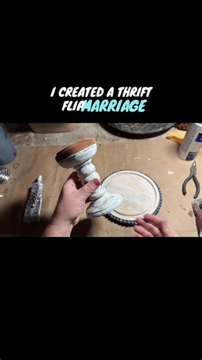 A Thrift Flip Marrage for Home Decor #diy #CapCut #thriftflip #reseller #upcycler