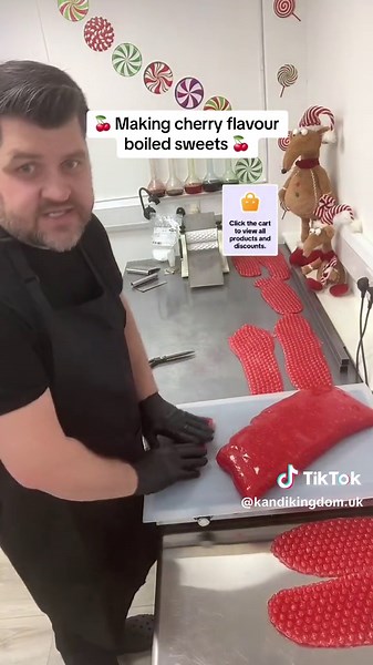 Making Cherry Flavour Boiled Sweets: A Sweet Treat