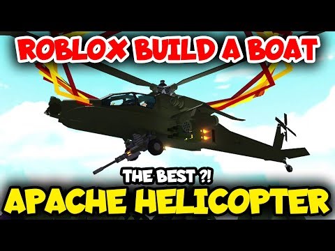 The Best Apache Helicopter in Roblox Build a Boat for Treasure ?! by @redisred4922