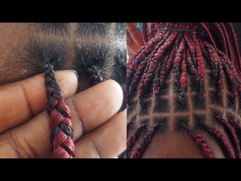 how to plait a knotless and painless braid the easiest way