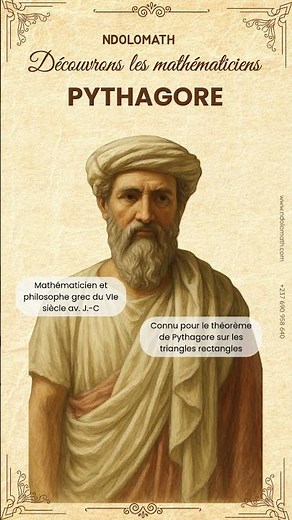 mathématicien Pythagore