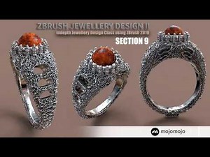 ZBrush Jewellery Design Creating Materials