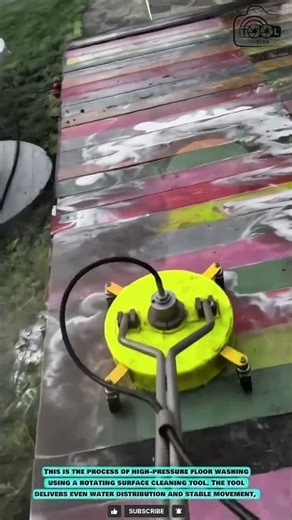 Rotary Surface Cleaning Tool for Deep Floor Washing #innovationtools