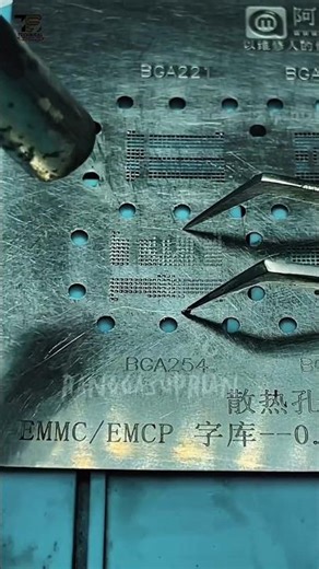 mobile phone repair | EMMC ic Reballing #mobilerepair #shorts