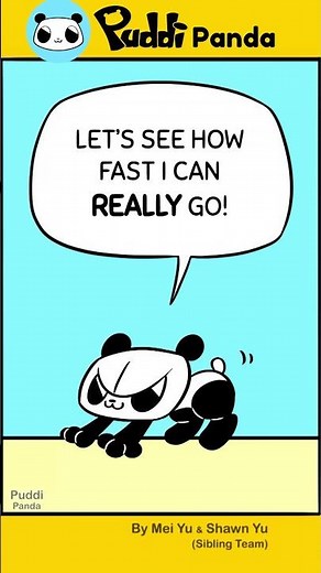 Don't You Hate It When This Happens? 😠 | Puddi Panda #comicshorts #funnycomics #puddipanda