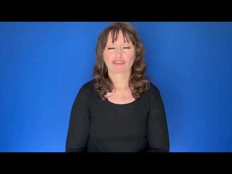 bright neon orange ASL