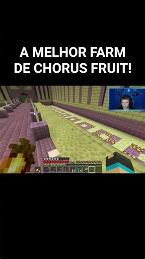 A MELHOR FARM DE CHORUS FRUIT! #minecraft