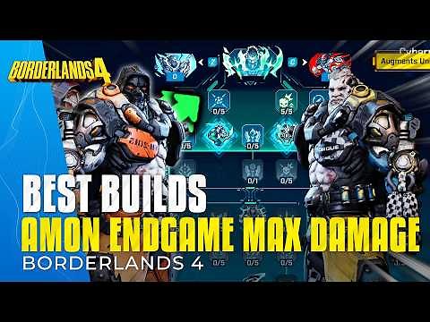 Borderlands 4 Best Builds - Amon Ultimate Burst & Max Damage UVHM Rank 5 Endgame Build
