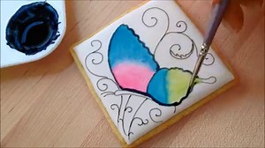 How To Decorate Butterfly Cookies (via SweetAmbs) Full video and recipe at: http://bit.ly/1r1lBbb | Tastemade