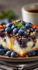 🔥🍇 Blueberry Cottage Cheese Bake 🍇🧀 Sweet creamy protein-packed morning hit! Cottage cheese blueberries eggs bake into cheesecake-like breakfast that keeps you full — 350°F 20 mins total! | Tasty Home Recipes