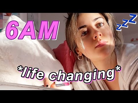 waking up at 6am everyday for a week *life changing* | so productive!