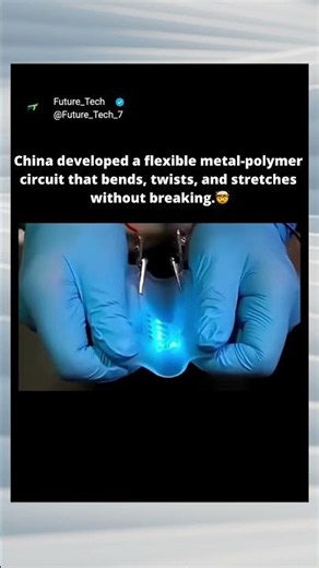 China Made a Circuit Board That Bends Like Rubber and Still Glows 🤯 #shorts