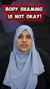 Body Shaming is NOT Okay ! ❌ @Deenul Aakhira ✨ From an Islamic perspective, body shaming is entirely condemned. Islam places great emphasis on respecting others, regardless of their physical attributes. The Quran explicitly teaches believers not to mock or ridicule others. In **Surah Al-Hujurat (49:11)**, it says: _”O you who have believed, let not a people ridicule [another] people; perhaps they may be better than them.”_ This verse emphasizes that no one has the right to belittle someone else 