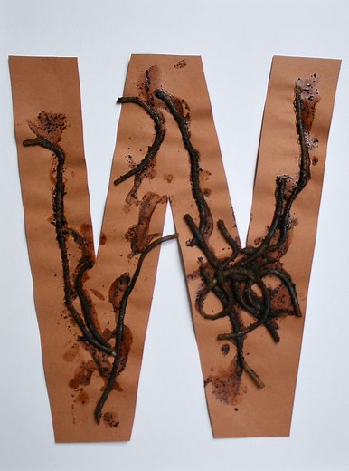 W is for Worms Letter Craft - Fantastic Fun & Learning