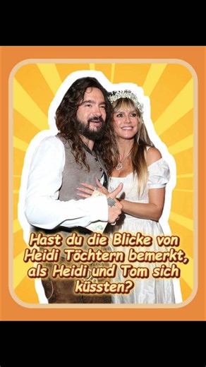 Hast du die Blicke von Heidi Töchtern bemerkt, als Heidi und Tom sich küssten? Niemand erkennt, dass genau das einer der Gründe sein könnte, warum Tom und Heidi kein gemeinsames Kind bekommen.#fyp #celebrity #heidiklum #tomkaulitz #child