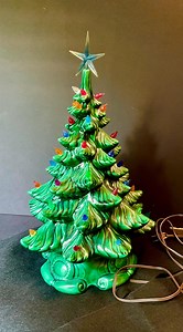 Vintage Atlantic Mold Ceramic Christmas Tree: 17" Holiday Decor - Etsy