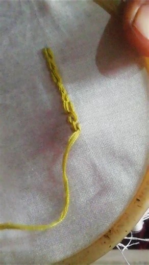 Hand Embroidery for Beginners Easy Design Step by StepBeginner Embroidery Tutorial #shortvideo