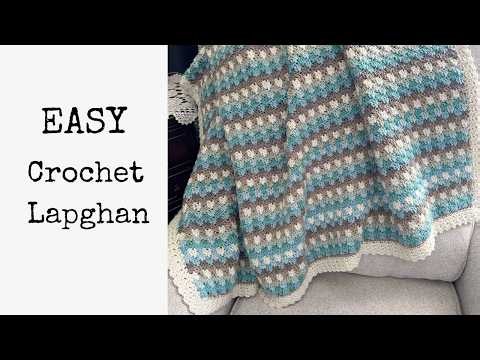 Easy Crochet Lap Blanket Tutorial: Country Charm Lapgan