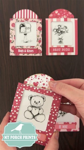 Valentine Magic Slider Cards for Valentine's Day Crafting | My Porch Prints