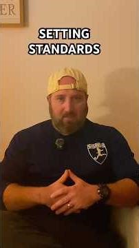 Standards aren’t suggestions—they’re enforced. What you allow becomes your program.