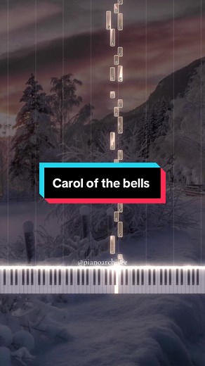 Easy Piano Tutorial for Carol of the Bells