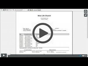 Church Contributions and Statements - Excellerate Church Management