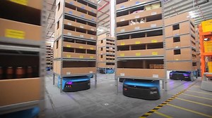 This warehouse in China is managed by robots