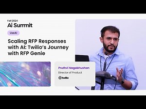 Twilio’s Journey with RFP Genie (Pruthvi Shetty)
