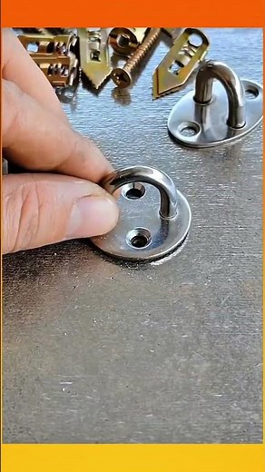 A special nut designed to lock bolts securely when fastening them onto metal surfaces.