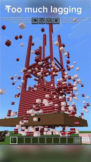 Trying to exploding TNT castle 🏰 in Minecraft|RA_Gaming #minecraft #fypシ゚viral